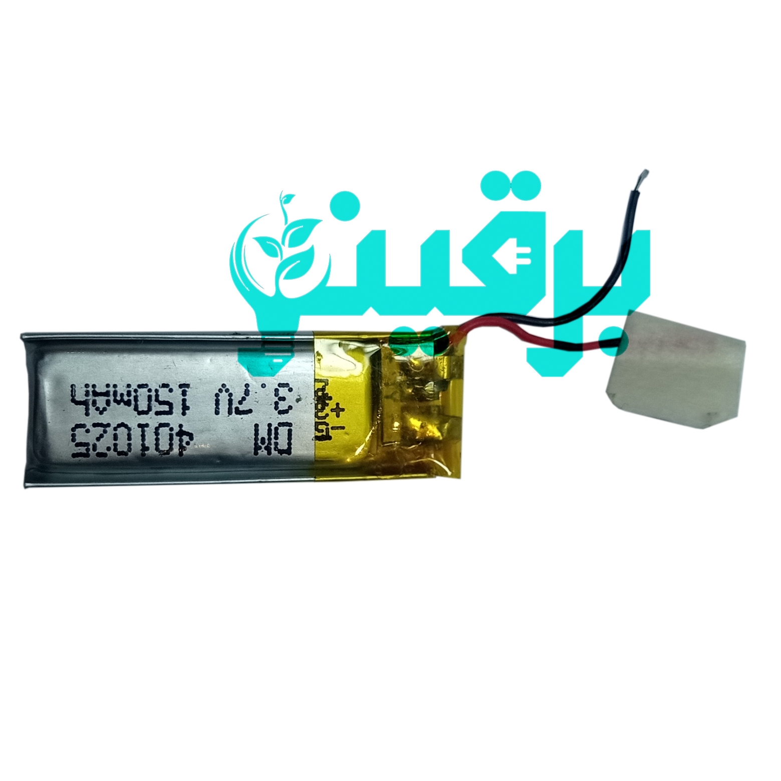 تصویر  باتری لیتیوم پلیمر 3.7 ولت 150 میلی آمپر 401025