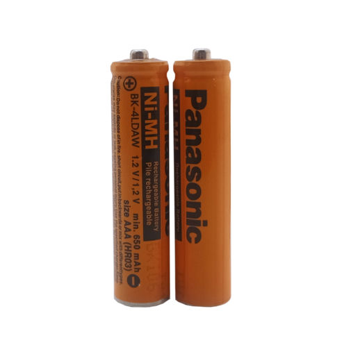 باتری نیم قلمی قابل شارژ پاناسونیک 650mah