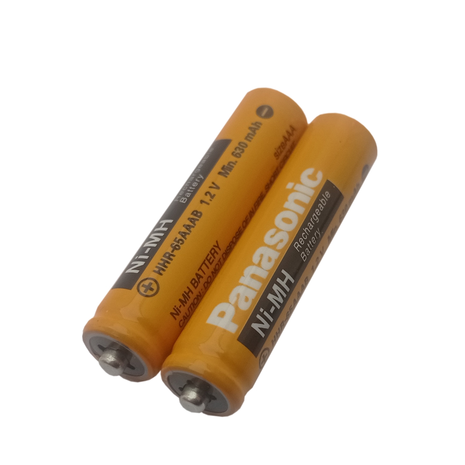 تصویر  باتری نیم قلمی قابل شارژ پاناسونیک 630mah