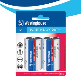 باتری سایز بزرگ Westinghouse D-size