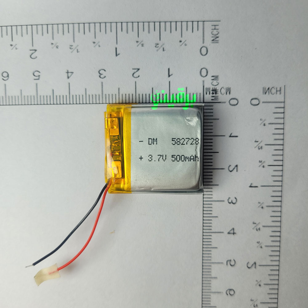باتری لیتیوم پلیمر 3.7 ولت 500 میلی آمپر 582728