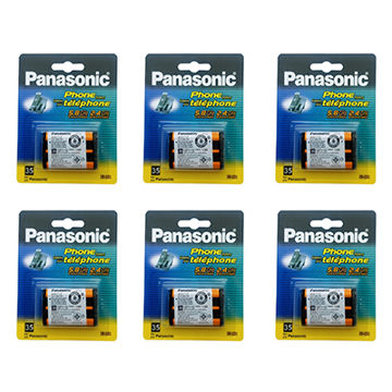 باتری تلفن پاناسونیک بسته 6 عددی P107
