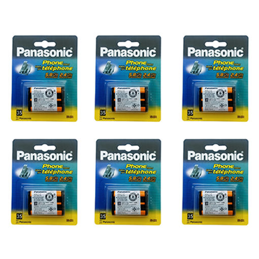 باتری تلفن پاناسونیک بسته 6 عددی P107