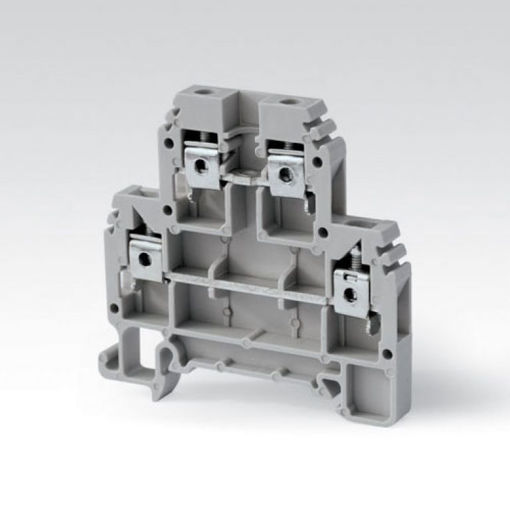 ترمینال ریلی دو طبقه رعد الکتریک سایز 2.5/4