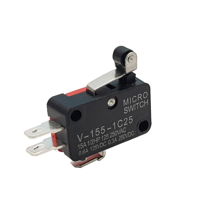 میکروسوییچ سوکتی 155IC25 اهرمی غلطکی کوتاه برند آی سوئیچ