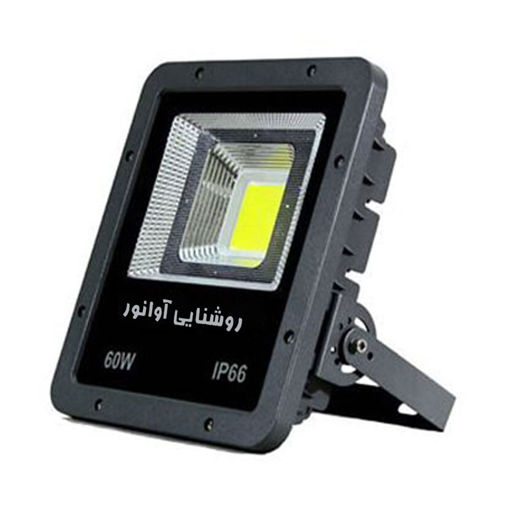 پروژکتور 60 وات COB آوانور مدل پنجره‌ای مربع