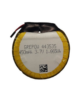 باتری ساعت هوشمند 3.7 ولت 450 میلی آمپر 443535