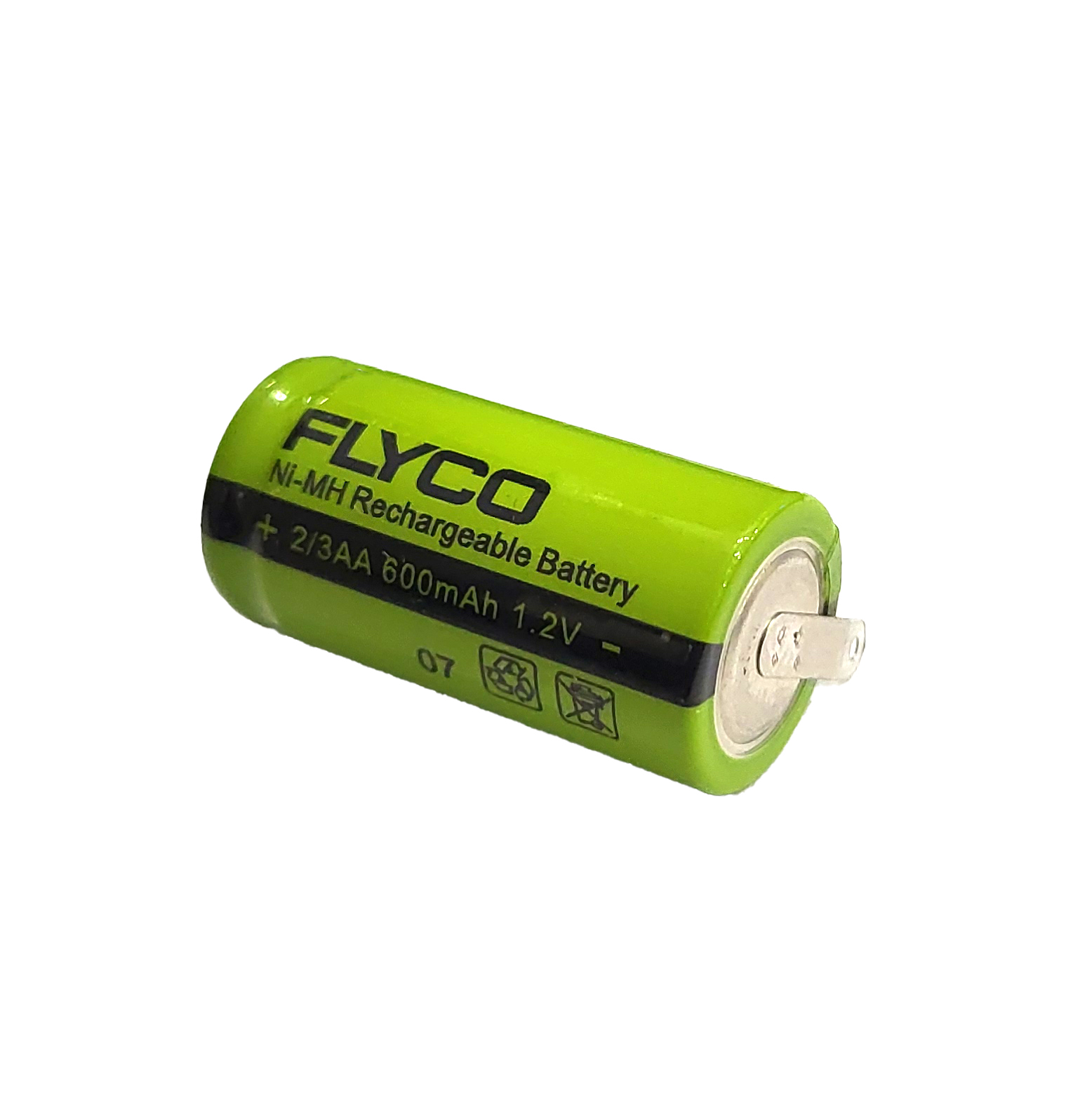 باتری 2/3AA لیتیوم 1.2 ولت 600 میلی آمپر