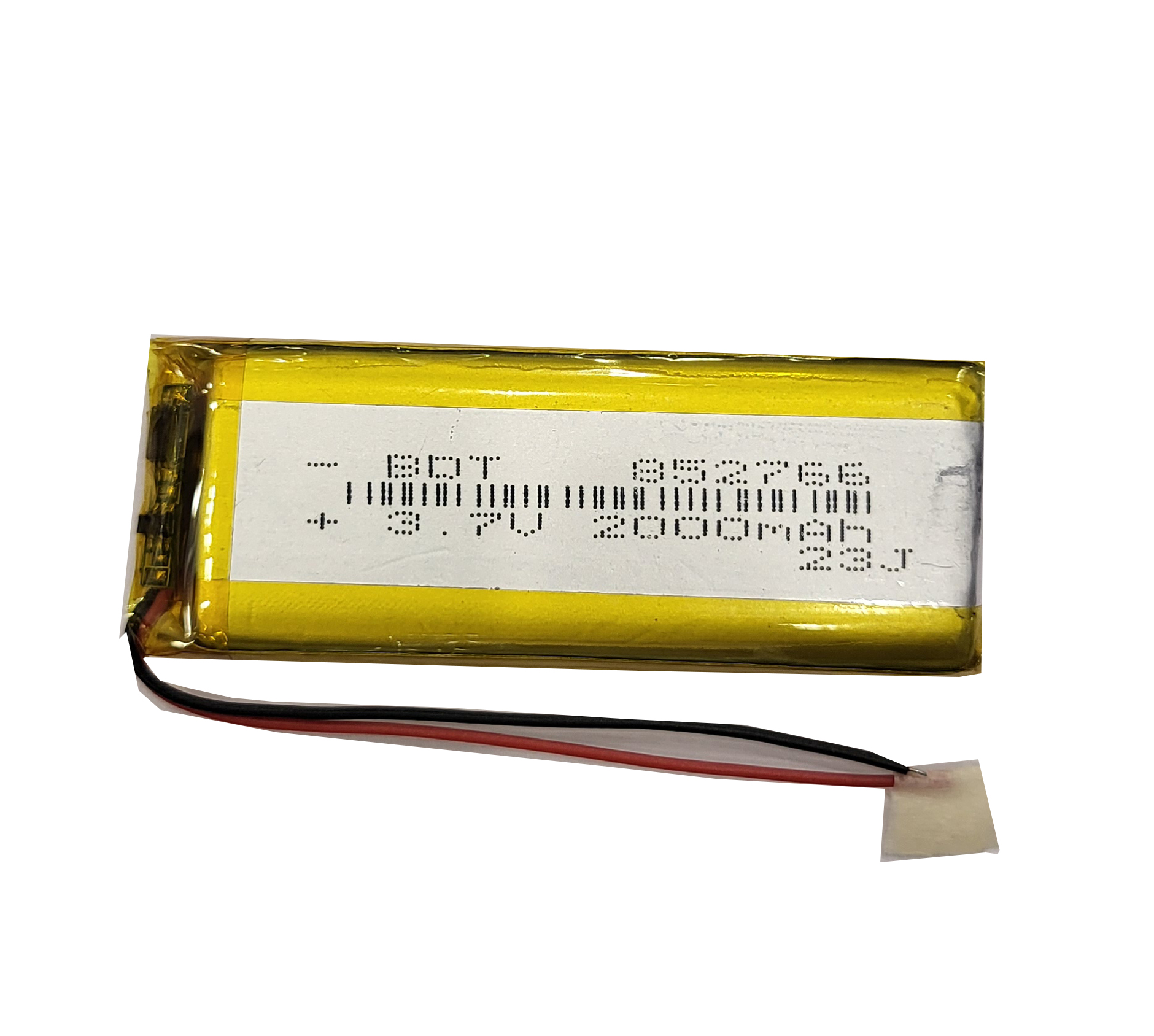 باتری لیتیوم پلیمر 3.7 ولت 2000 میلی آمپر 852766