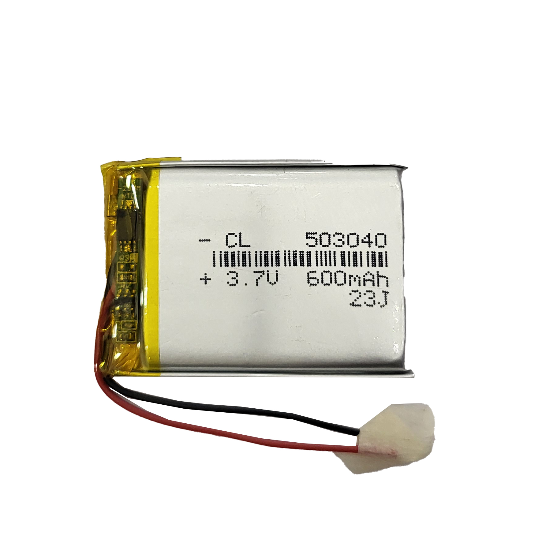 باتری لیتیوم پلیمر 3.7 ولت 600 میلی آمپر 503040