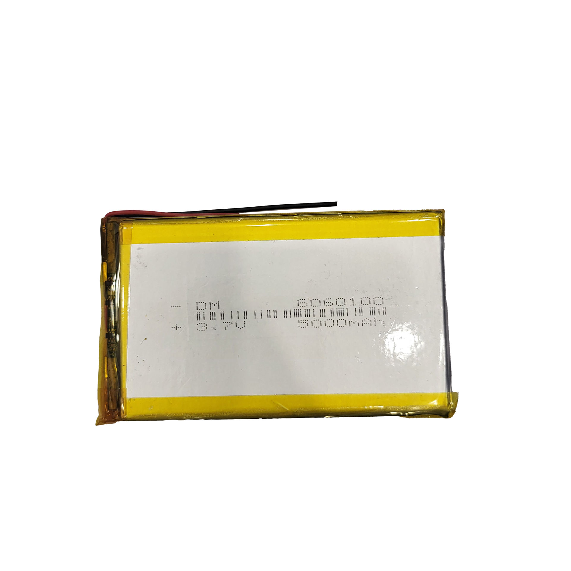 باتری لیتیوم پلیمر 3.7 ولت 5000 میلی آمپر 6060100