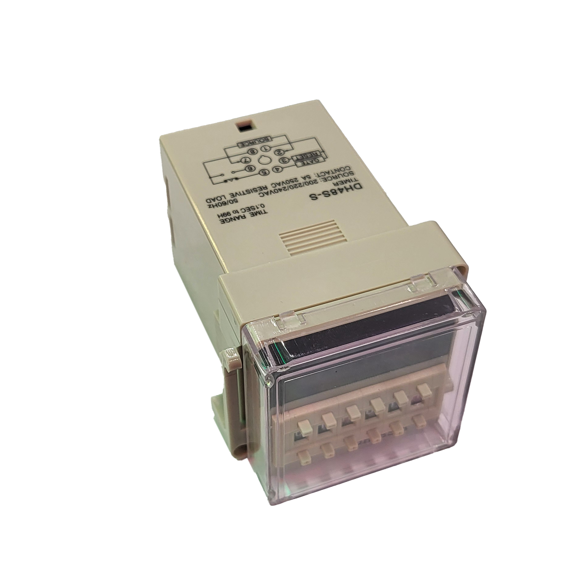 تایمر دو زمانه 8 پایه دیجیتال طرح امرون مدل DH48S-S