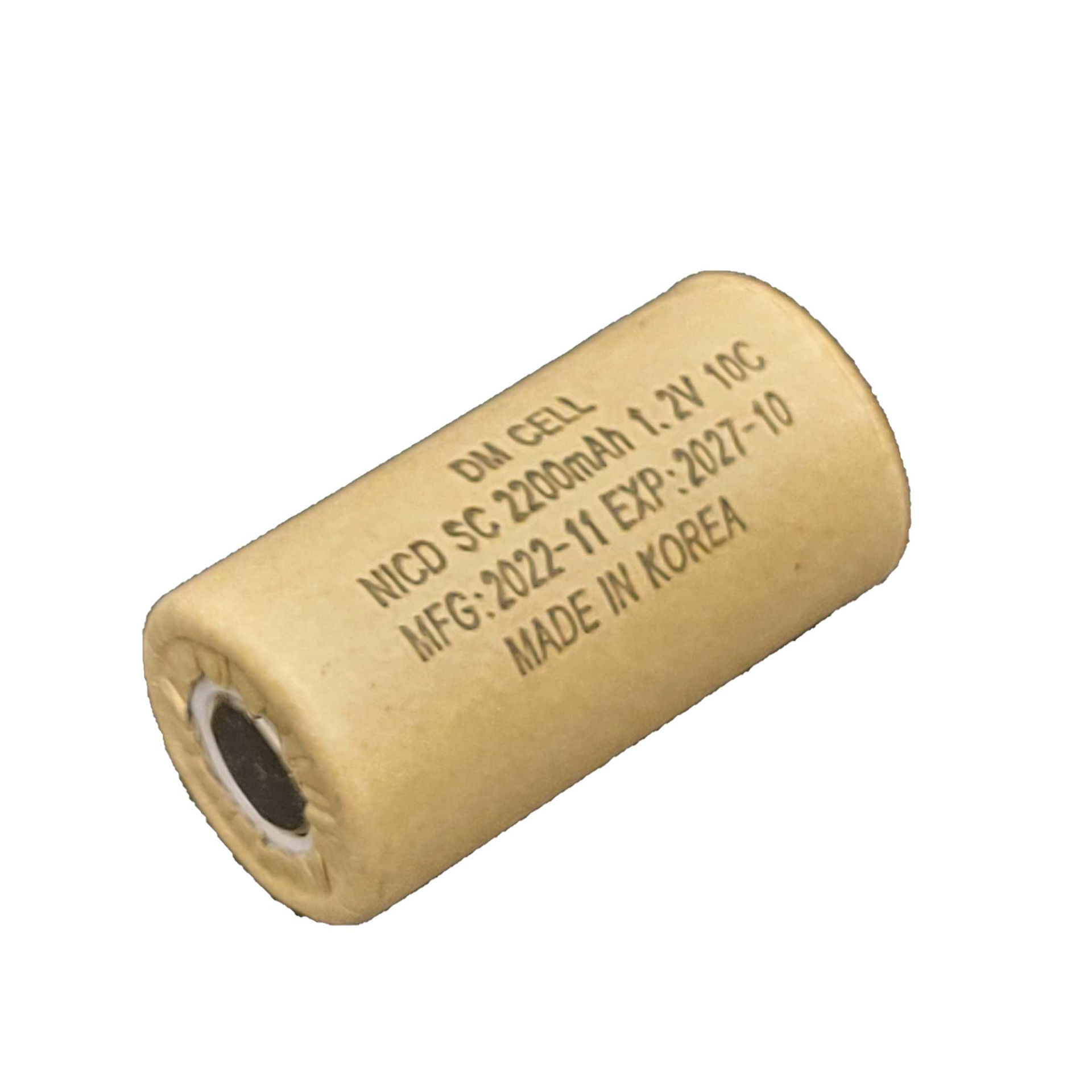 باتری جارو شارژی SC 1.2 ولت 2200 میلی آمپر 10C