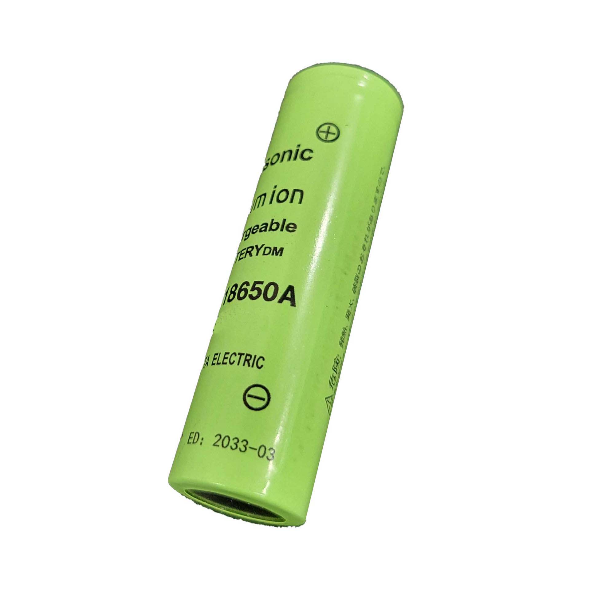 باتری CGR18650A سرتخت قابل شارژ پاناسونیک