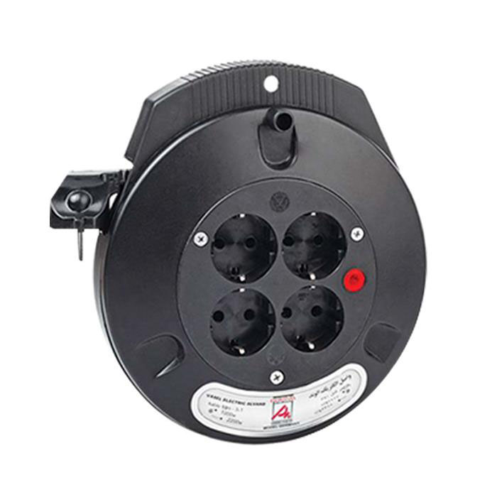 پریز سیار 4 خانه 5متری ارت دار پارسا - کد 100