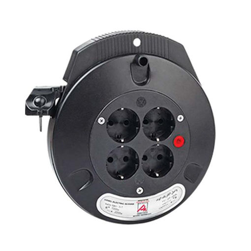 پریز سیار 4 خانه 5متری ارت دار پارسا - کد 100