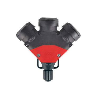 پریز سیار صنعتی سه خانه (ورودی تکفاز) پارسا - کد S120