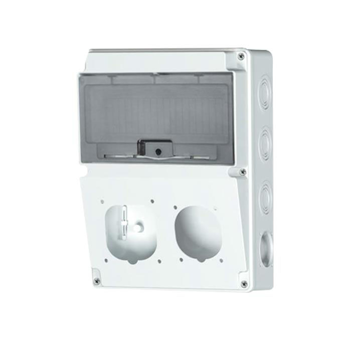 جعبه توزیع پانچ 1 عدد سوکت 32 آمپر و 1 عدد سوکت 16 آمپر و 2 عدد پریز تابلویی پارسا کد 326-30005