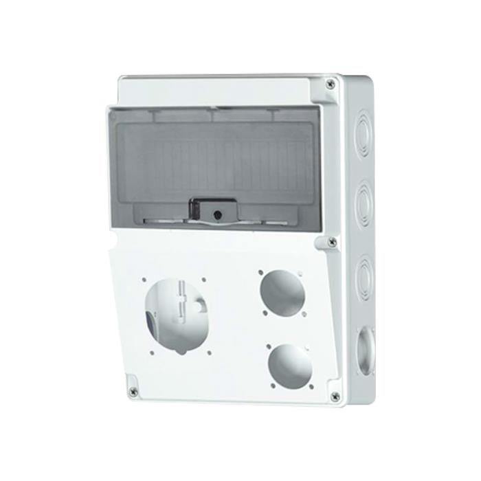 جعبه توزیع پانچ 1 عدد سوکت 16 آمپر 4 عدد پریز تابلویی پارسا کد 164-30005