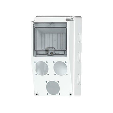 جعبه توزیع پانچ 3 عدد پریز تابلویی روی درب پارسا کد 002-24005