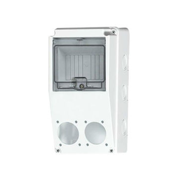 جعبه توزیع پانچ 2 عدد پریز تابلویی روی درب پارسا کد 001-24005