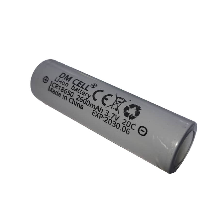 باتری سرتخت DMCell 18650-2600 میلی آمپر 20C