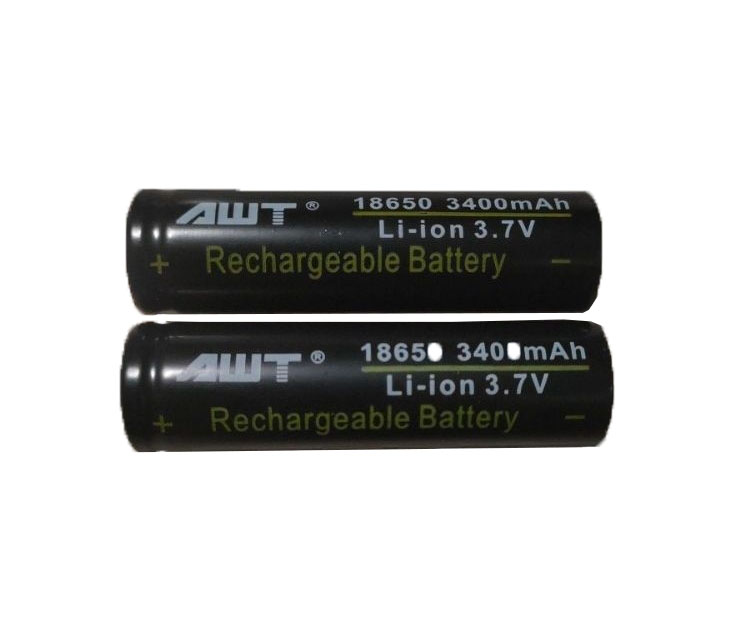 باتری 3400mah-18650 ای دبلیو تی شرکتی (یک عدد)