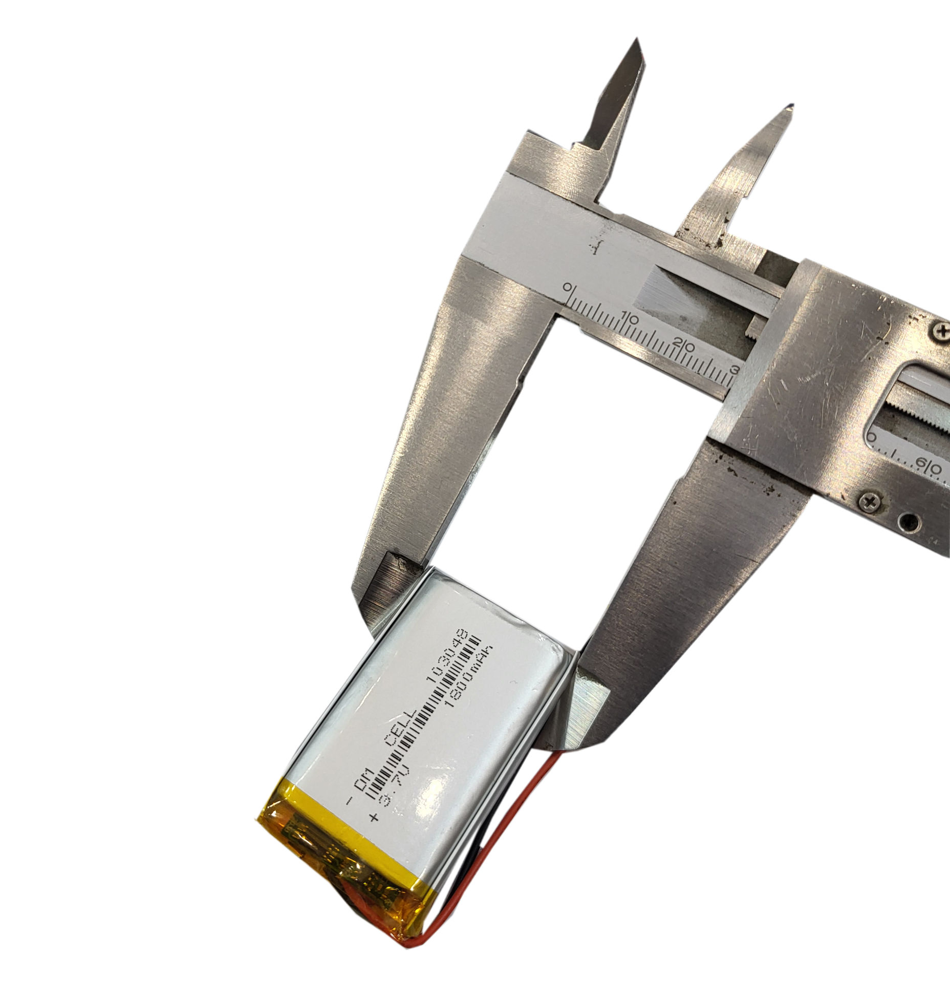 باتری لیتیوم پلیمر 3.7 ولت 1800 میلی آمپر 103048