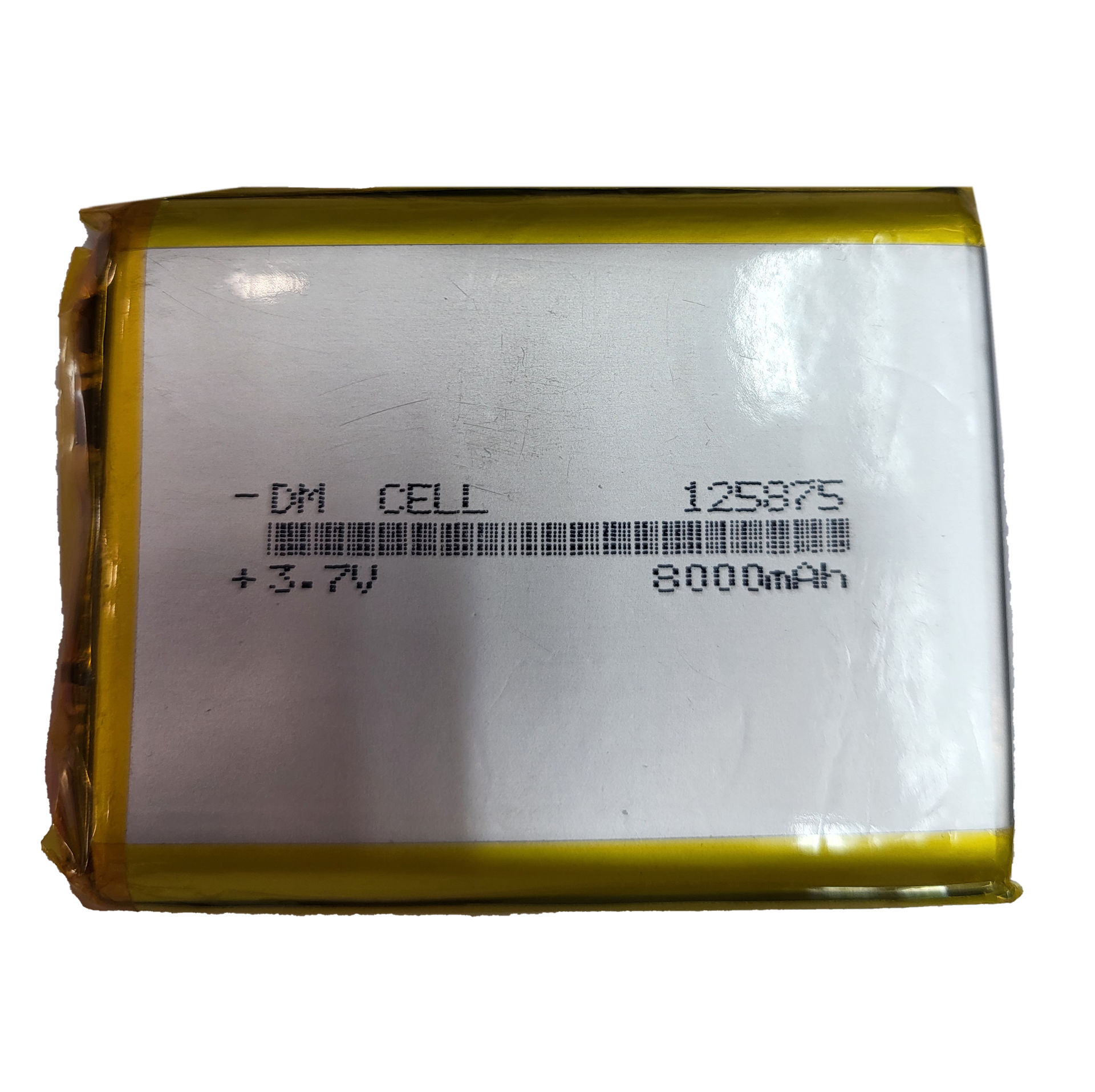 باتری لیتیوم پلیمر 3.7 ولت 8000 میلی آمپر 125875