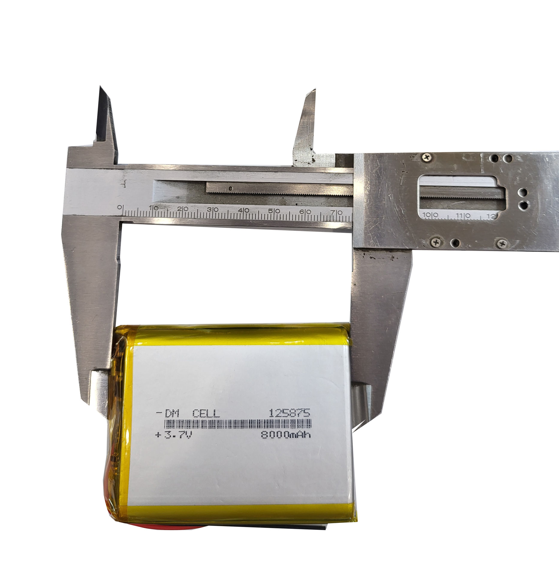 باتری لیتیوم پلیمر 3.7 ولت 8000 میلی آمپر 125875