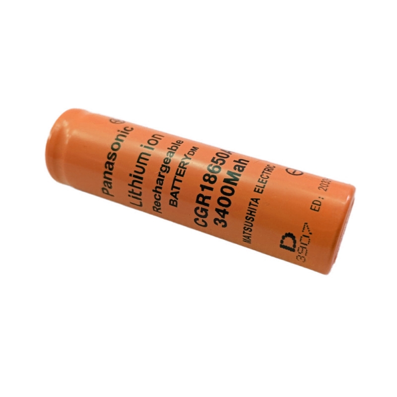 باتری CGR18650A سرتخت قابل شارژ پاناسونیک