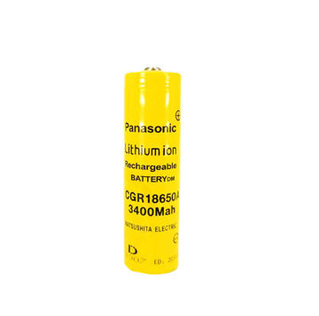 باتری CGR18650A نوک دار قابل شارژ پاناسونیک
