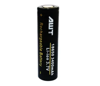 باتری 3400mah-18650 ای دبلیو تی شرکتی (یک عدد)