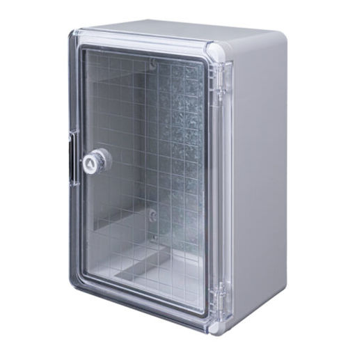 تابلو برق درب شفاف 13×30×20 برند WORLD-PLAST