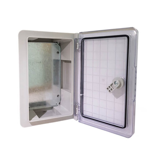 تابلو برق درب شفاف 13×30×20 برند WORLD-PLAST