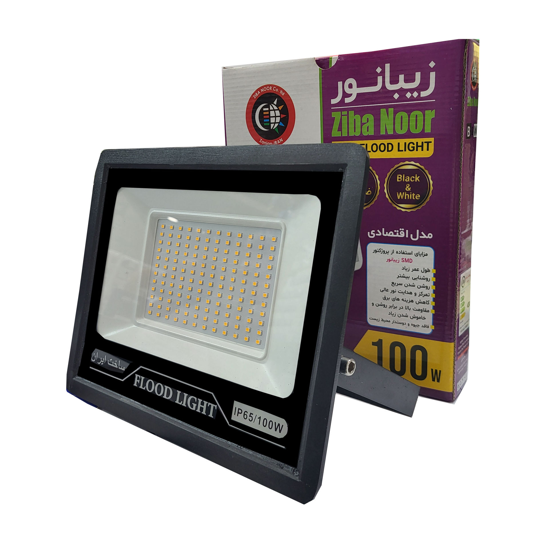 پرژکتور 100 وات زیبانور SMD