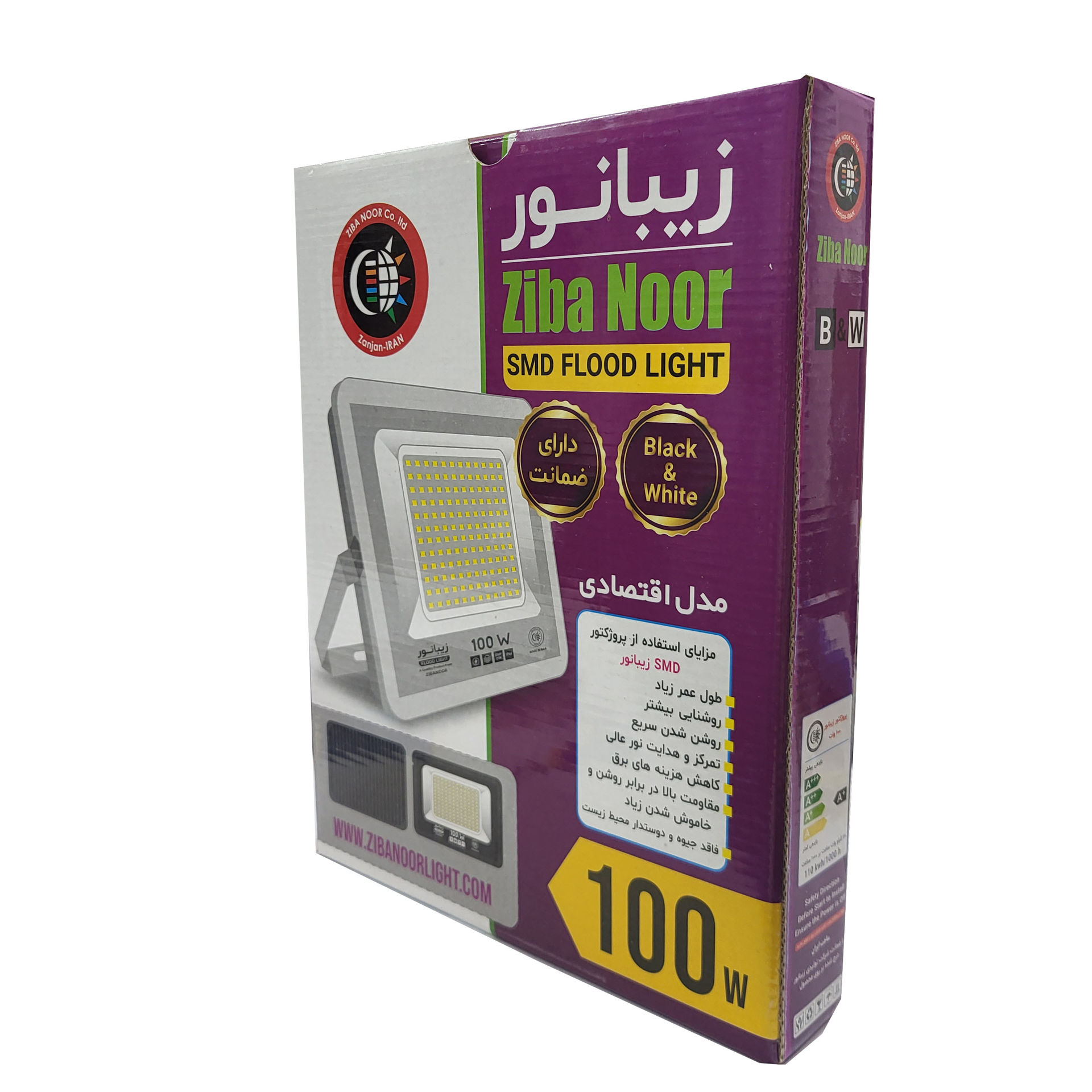 پرژکتور 100 وات زیبانور SMD