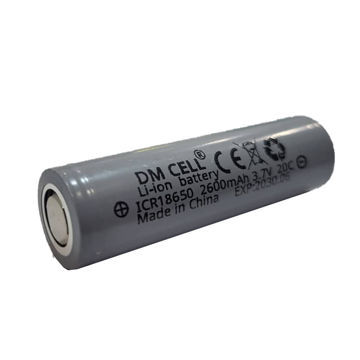 باتری 18650HP سرتخت قابل شارژ  20C-2600mah