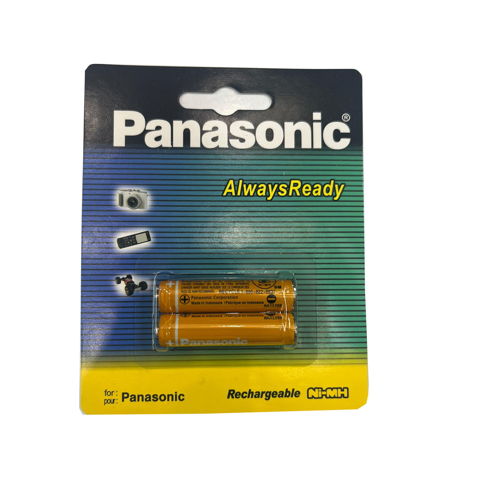 باتری نیم قلمی قابل شارژ پاناسونیک HR830mah