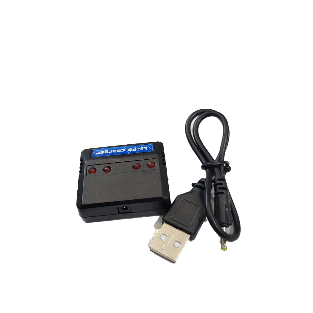 شارژر باتری لیتیوم پلیمر 4 عددی