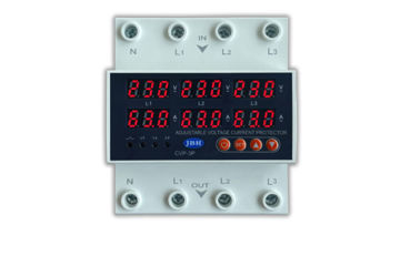 محافظ ولتاژ جریان دیجیتال سه فاز 63 آمپر JBH مدل CVP-3P 63A
