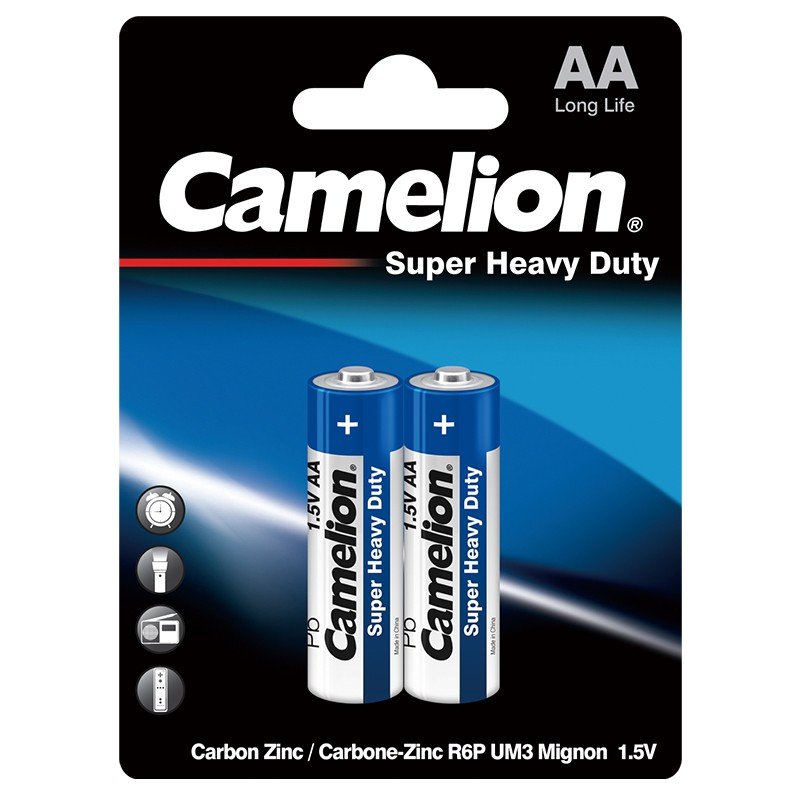 باتری قلمی Super Heavy Duty کملیون R6P-BP2B