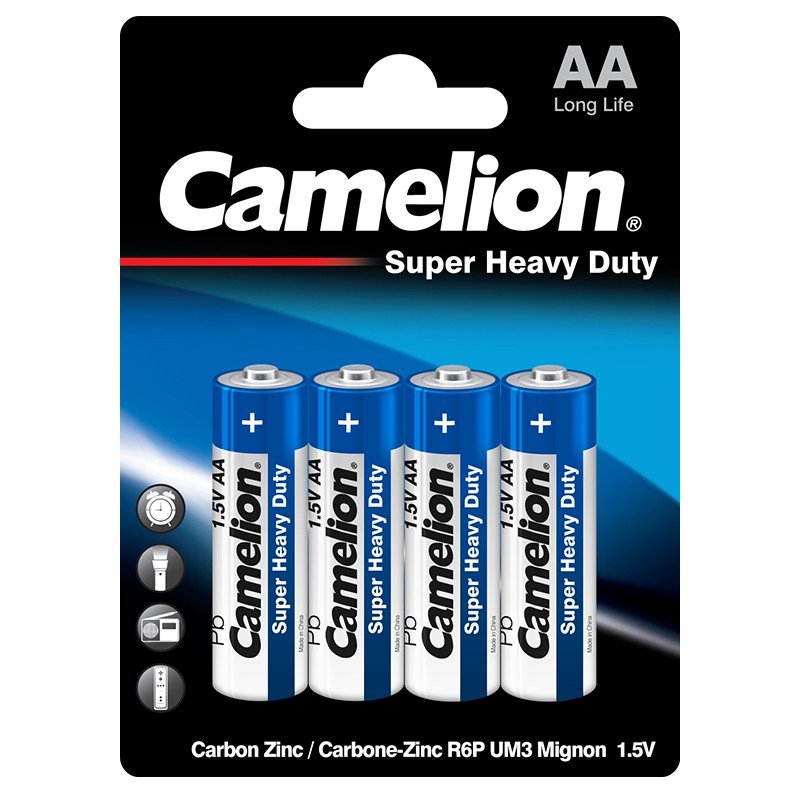 باتری قلمی Super Heavy Duty کملیون R6P-BP4B