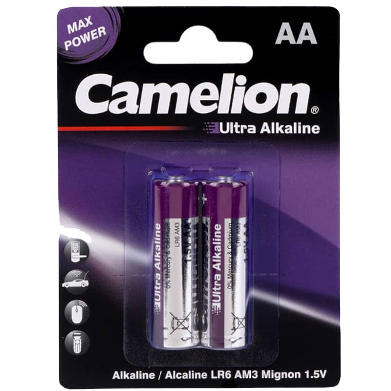 باتری قلمی آلکالاین اولترا کملیون مدل LR6-BP2