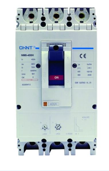 کلید اتوماتیک سه پل 400 آمپر چینت قابل NM8-400S/400/3P