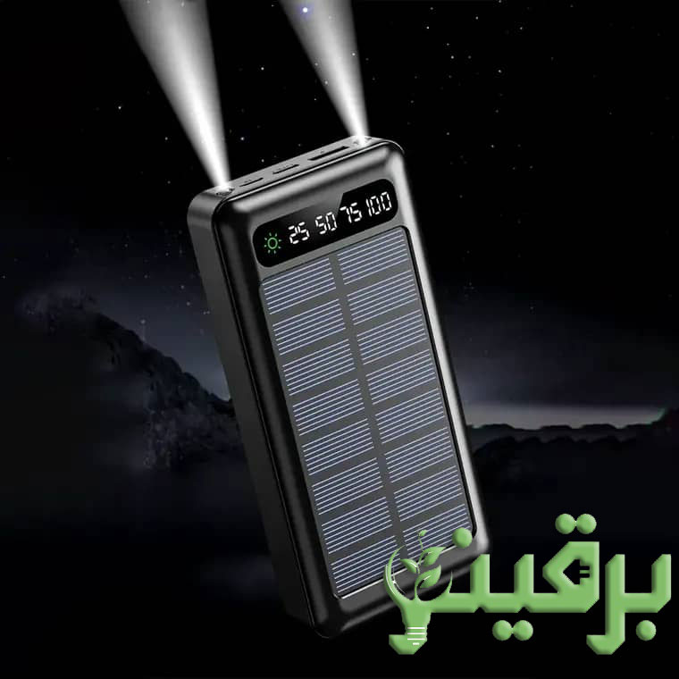 پاوربانک مدل سولار انرژی ظرفیت 30000 میلی آمپر ساعت