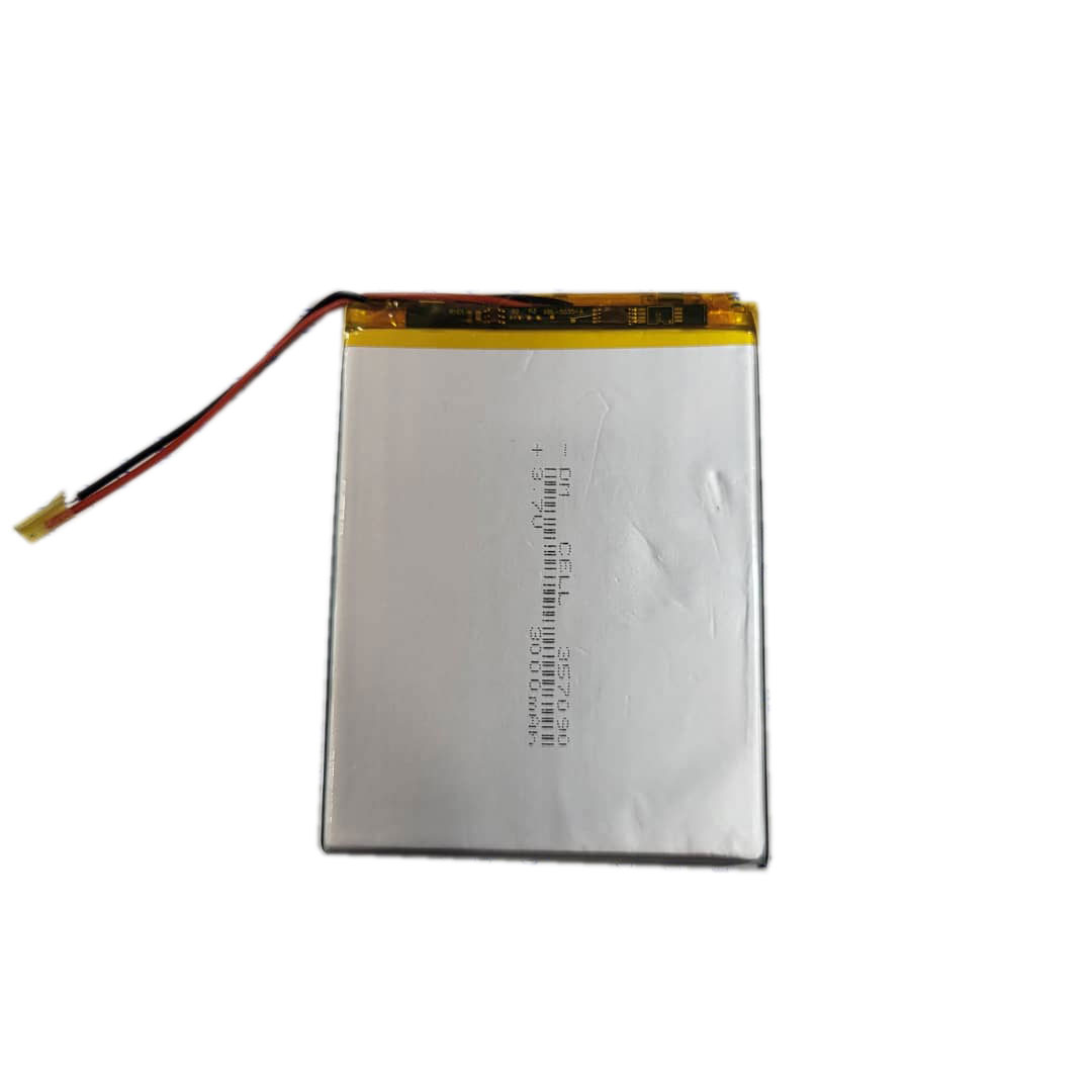 باتری لیتیوم پلیمر 3.7 ولت 3000 میلی آمپر 357090