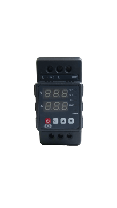 محافظ ولتاژ جریان دیجیتال تکفاز 63 آمپر PMI (با قابلیت کنتاکتور تک فاز)
