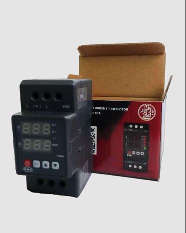 محافظ ولتاژ جریان دیجیتال تکفاز 63 آمپر PMI (با قابلیت کنتاکتور تک فاز)