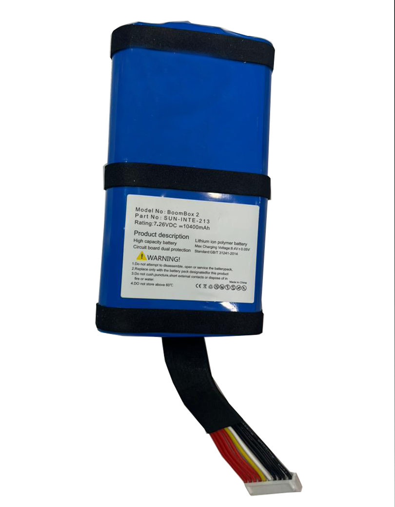 باتری اسپیکر 7.26VDC ولت 10400 آمپر مدل JBL BOOMBOX 2
